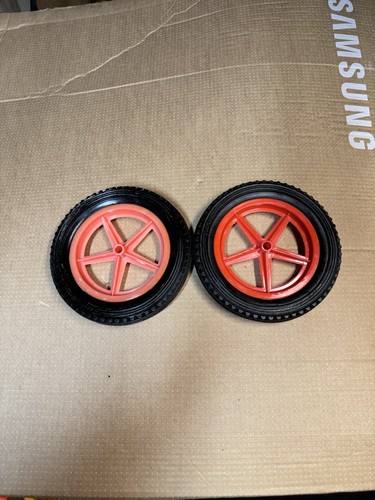 Plastic wheel solid - solid, rubber