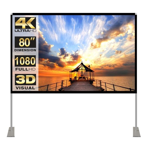 Projector screen with - screen, 80
