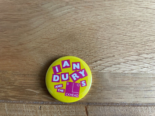 Ian dury badge vintage - ian,