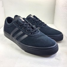 ADIDAS Adi Ease Mens Trainers Suede Triple Black UK10 (X377)