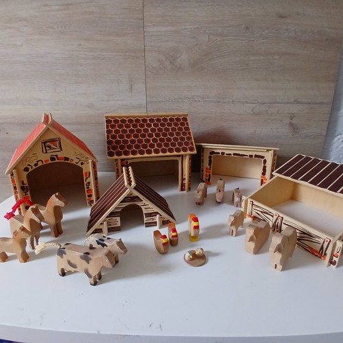 Vintage elc wooden farm mega - vintage,