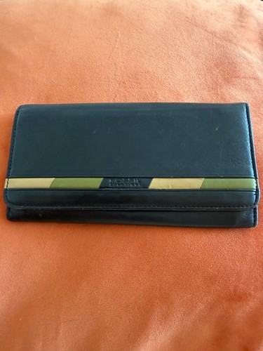 Fossil leather trifold wallet - fossil,