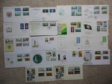GUERNSEY - COLLECTION COMPLETE 1976-1979, 18 FIRST DAY COVERS, NO DEFINITIVES