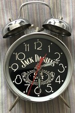 Jack Daniels Chrome Alarm Clock, Rare, Vintage  Retro Heaven