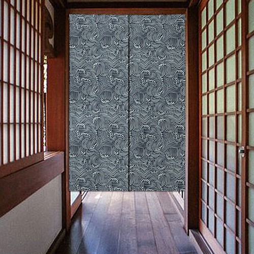 Japanese noren door curtain - japanese,
