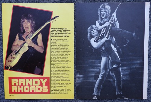 Randy rhoads ozzy osbourne - rhoads, +