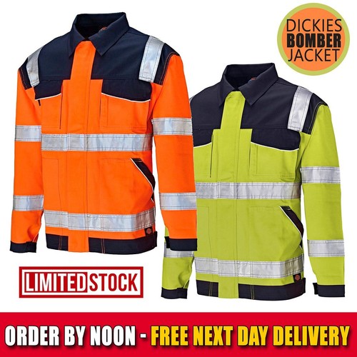 Dickies vis bomber jacket - dickies, hi-vis