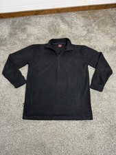 Keela Micro Fleece Black Lightweight Security Outdoor Hiking Work Baselayer Top