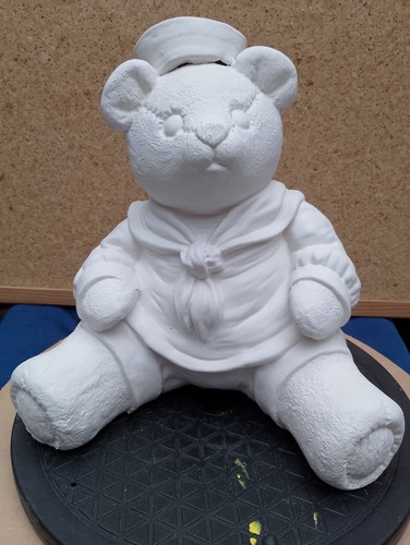 Unpainted ceramic bisque - unpainted,