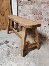 Milking Bench Seat Rustic