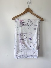 George White Multicoloured Unicorn And Star Print Single Duvet Bedding Set