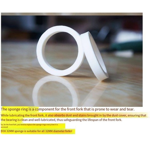 32mm fork oil seal - fork, sponge
