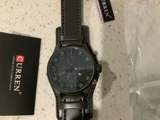 CURREN Karien 8225 Men's Quartz Watch Calendar Belt Watch Strap Large dial Watch