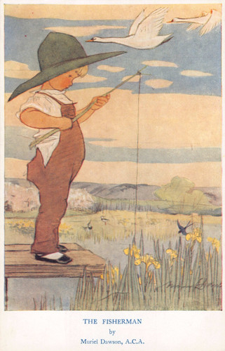 Postcard muriel dawson artwork - dawson,