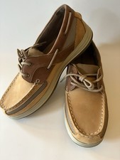 Piloti Men's Leather Mesh Boat