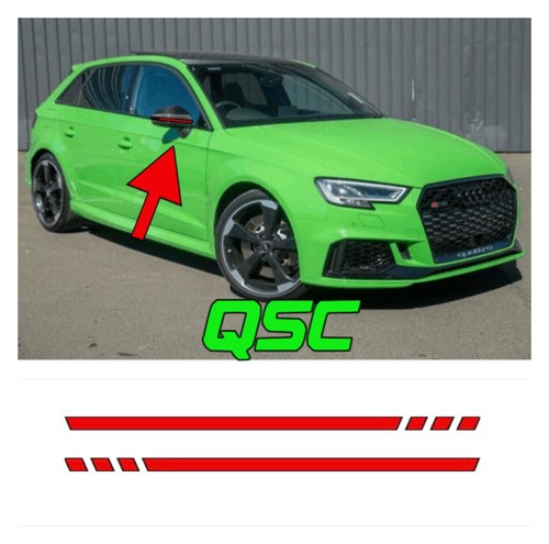 Wing mirror slash stickers - slash,