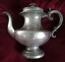 Antique Britannia Metal Teapot