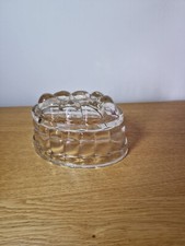 Vinrage Glass Ovel Jelly Mould