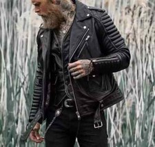 Men's Slim Fit Leather Jacket