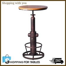 Fire Hydrant Design Bistro Table Pump Style Industrial Bar Vintage Kitchen Table