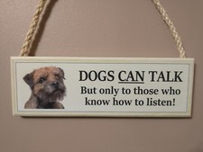Border Terrier sign Border