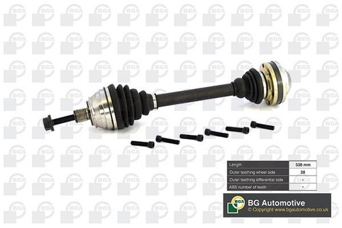 Bga front driveshaft for - front,