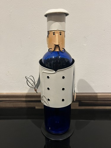 Chef wine bottle holder - wine,