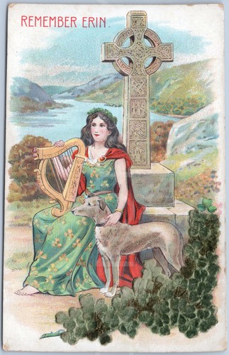 Vintage postcard artistic - vintage,