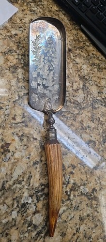 Stag horn antler handled table - antler,