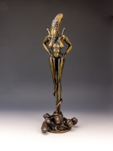 Giger style bronzed - style,