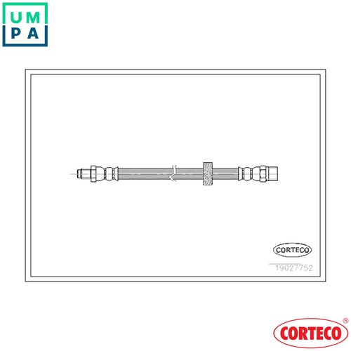 Brake hose 19027752 for - 19027752,