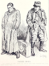 political cartoon Fallen Idols