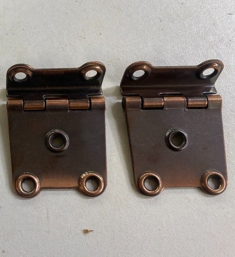 Cranked surface cabinet hinge - surface,