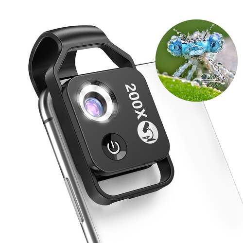 200x phone microscope lens - 200x,