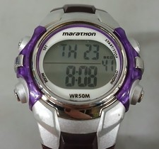 Marathon T5K816 Ladies Digital Quartz Watch Indigo Water Resistant 50M -CP