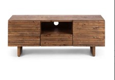 TV stand / media unit in reclaimed wood - by Julian Bowen Woburn