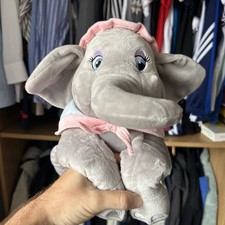 Disney Parks Dumbo's Mom Mrs Jumbo the Elephant 14" Long Plush Toy