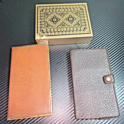 Vintage cigarette cases - cigarette, real