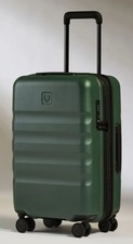 *GOOD CONDITION* Antler Icon Stripe Cabin GREEN Suitcase Luggage RRP £195