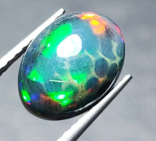 Ethiopian black honeycomb opal - ethiopian,
