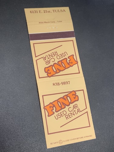 Matchbook cover fine used - cover,