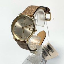 Coach Elliot Watch Quartz Gold