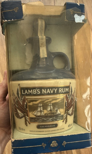 Lamb navy rum - navy, ceramic
