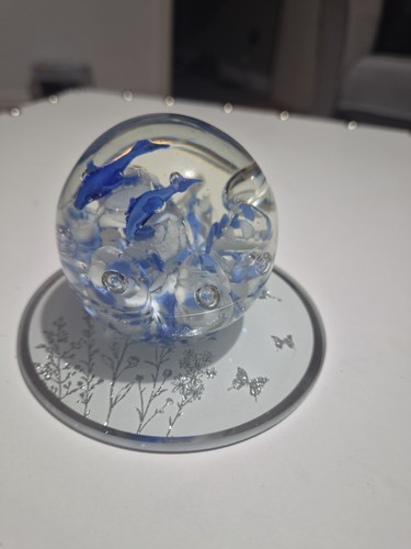 Vintage murano italy dolphin - vintage,