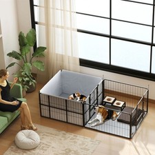 PawHut 7 Panel Whelping Box