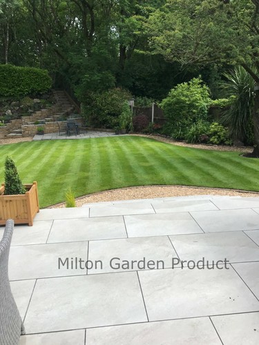 Grey porcelain paving slabs - grey,