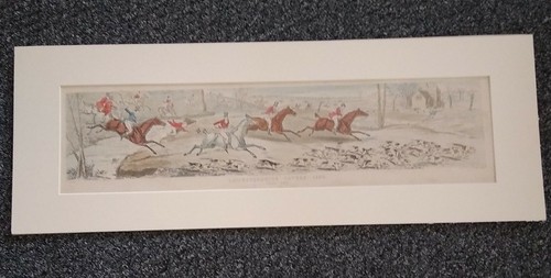 Fox hunting print - fox,