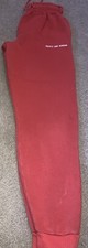 Red supply & Demand Tracksuit Bottoms