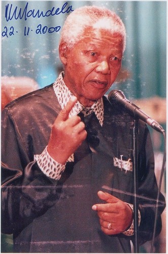 Nelson mandela signed - nelson,