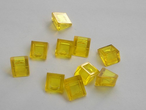 Lego tryellow slope brick ref - brick,